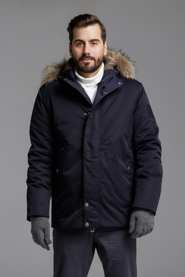 Зимняя куртка с натуральным мехом 5203-1